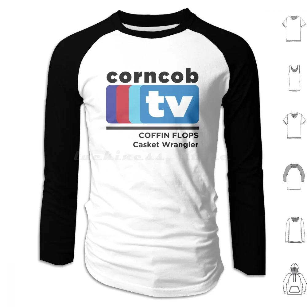 Coffin Flops — ? Casket Hoodies Long Sleeve Corncob Tv I Think You Should Leave Comedy Funny Corncob Tim Robinson