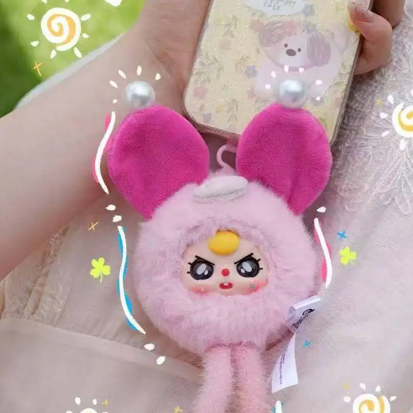 

BabyThree слепая коробка, милая аниме-кукла BabyThree сумка-сюрприз, загадочная коробка, виниловая плюшевая подвеска для лица, игрушки для девочек, подарок, новинка