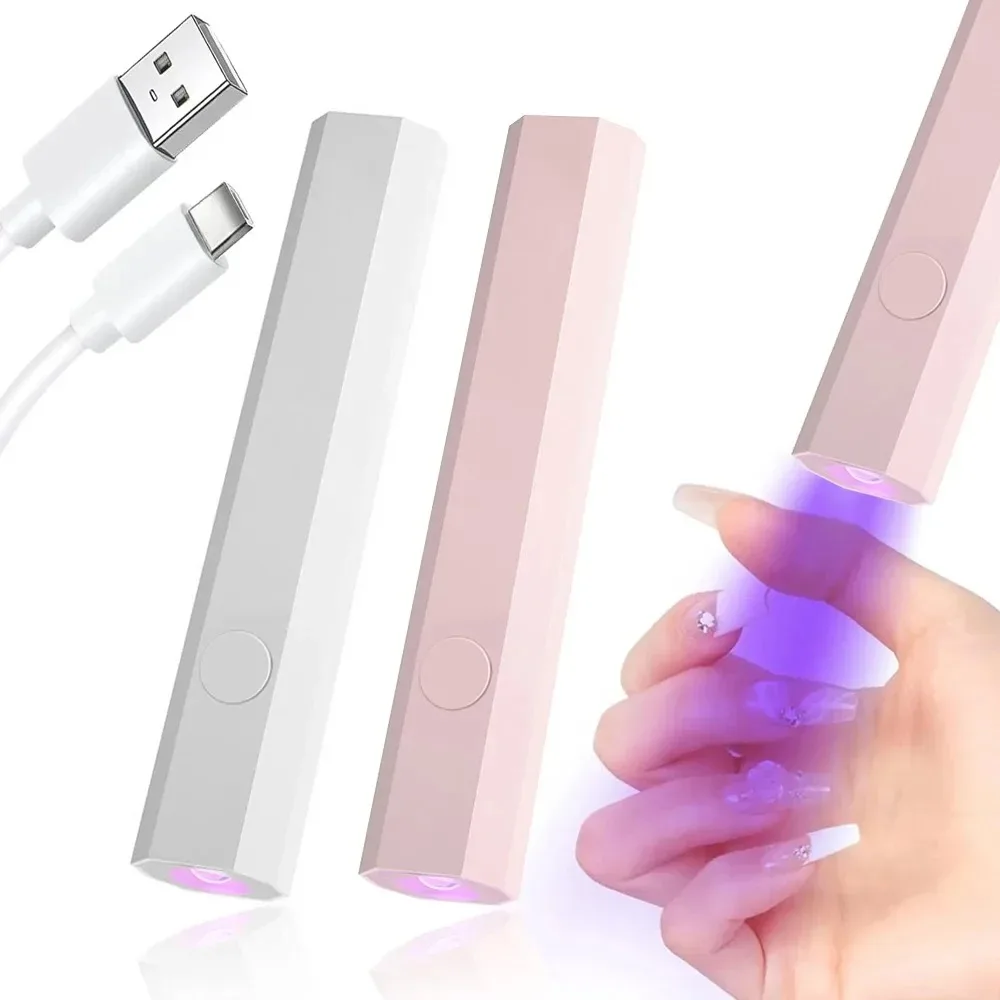 

Портативная УФ-лампа для маникюра с LED-подсветкой для сушки всех видов гель-лаков, USB-зарядка, быстрая сушка, устройство для маникюра и нейл-арта.