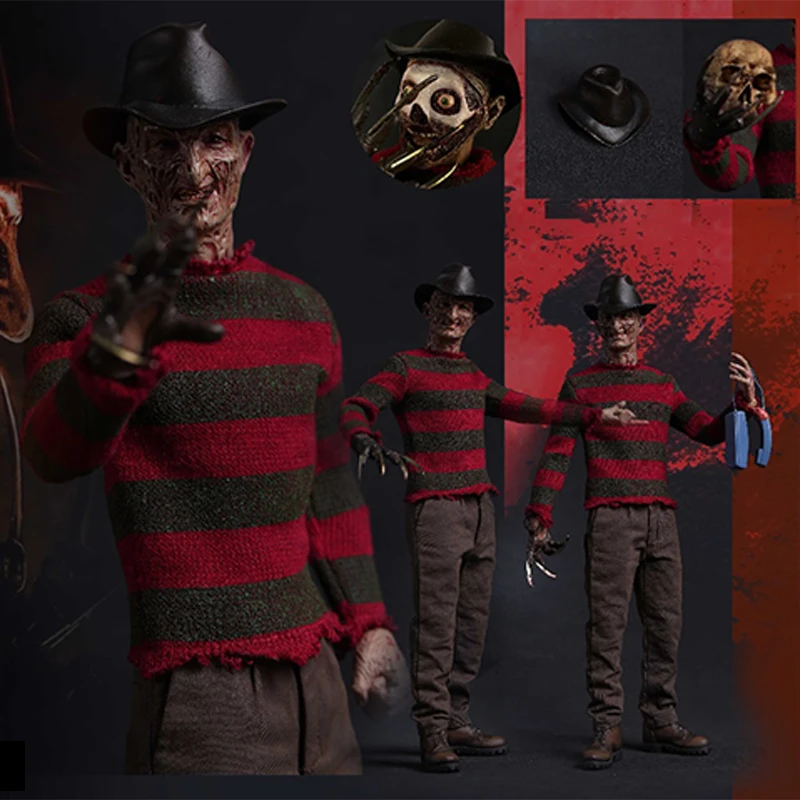 1/6 WHY STUDIO Freddy Vs. Jason Anime Figure WS018 WS019 Figure Pvc GK Statue Figurine Model Doll Collection Room Desk Toys Gift