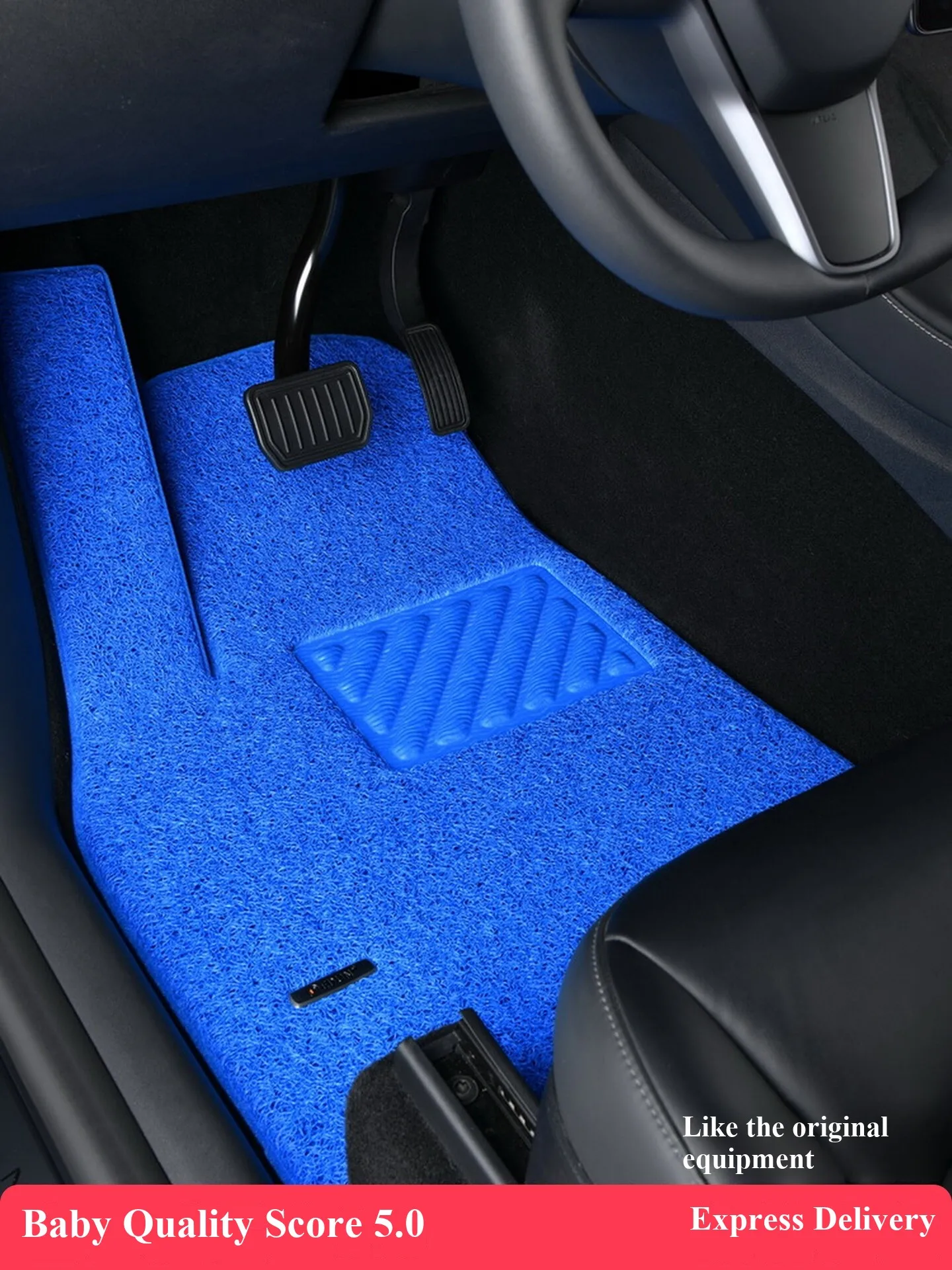 Custom Fit Coil Car Floor Mats Waterproof Durable Easy‑Clean Car Foot Pads Carpets for Vehicle Interior Protection