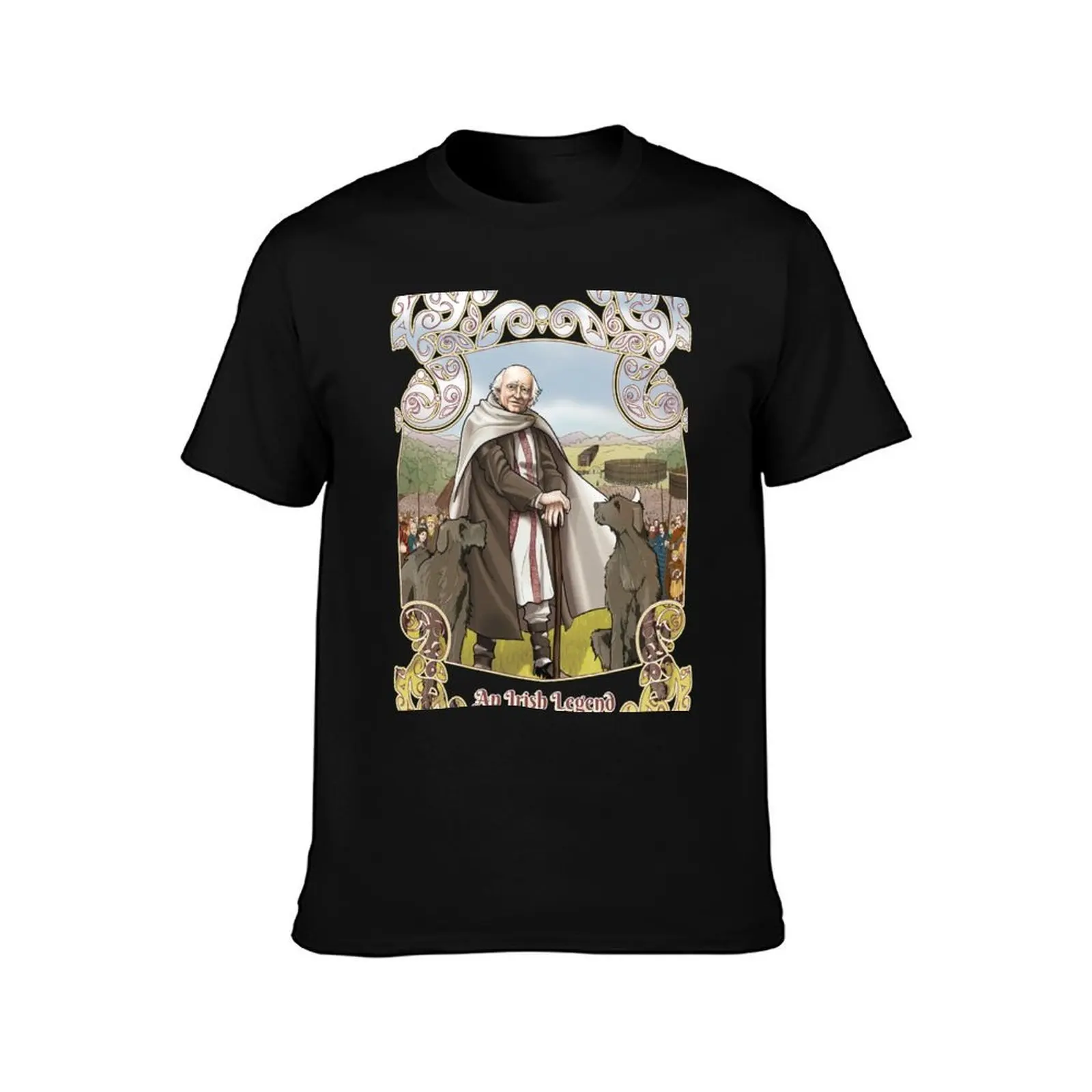 An Irish Legend - Michael D. Higgins T-Shirt, Summer Casual Cotton Tee, Oversized Streetwear Tops, Vintage Graphic Print