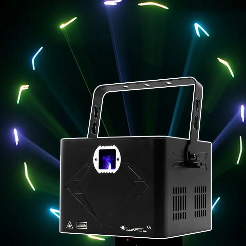 

AOPU 5W 10W Full Color Christmas Laser Projector Light RGB Animation Concert Laser Light for Wedding