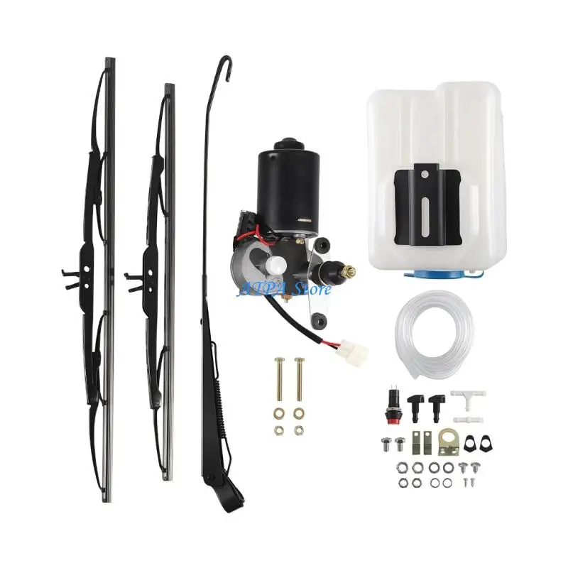 

U13C Universal 12V Wiper Motor Assembly With Water Sprayed Bottle For Utility Vehicles