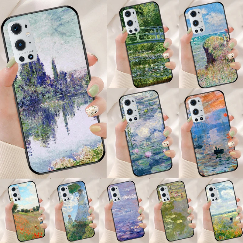 كلود مونيه حديقة لوتس جسر ل Realme GT 6T 5 6 GT 7 Pro C67 C75 C61 C55 C53 C51 C21Y C25S 10 11 12 13 14 Pro Plus #1