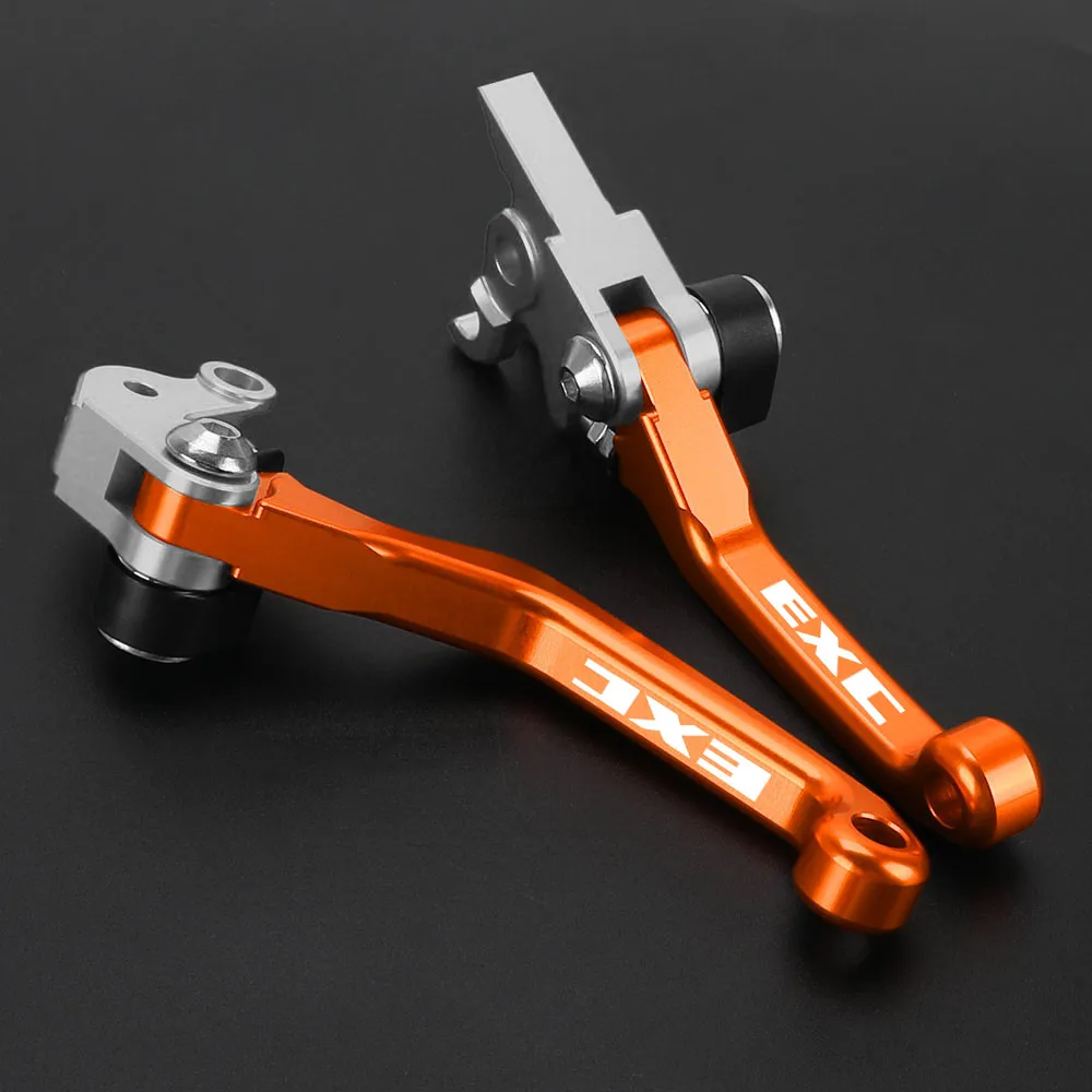 New For EXC 125 200 250 300 400 450 500EXC 530EXC EXCR Motorcycle Accessores CNC DirtBike Brake Clutch Levers Cable Lever Handle