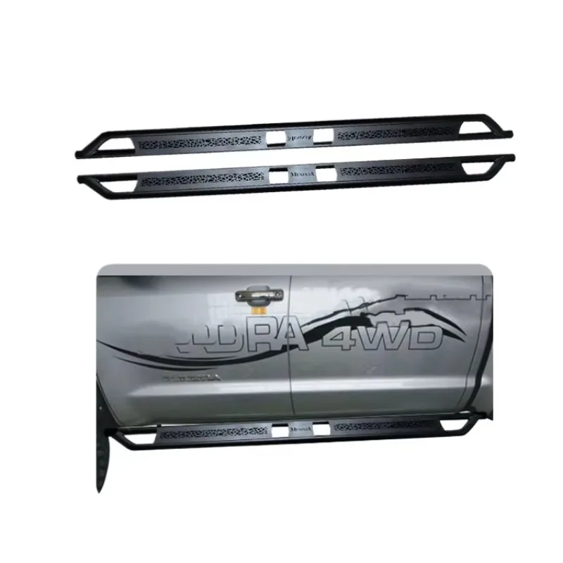 

Стальные внедорожные боковые ступеньки Wildfront 4x4, подножки для Toyota Tundra 2022 года