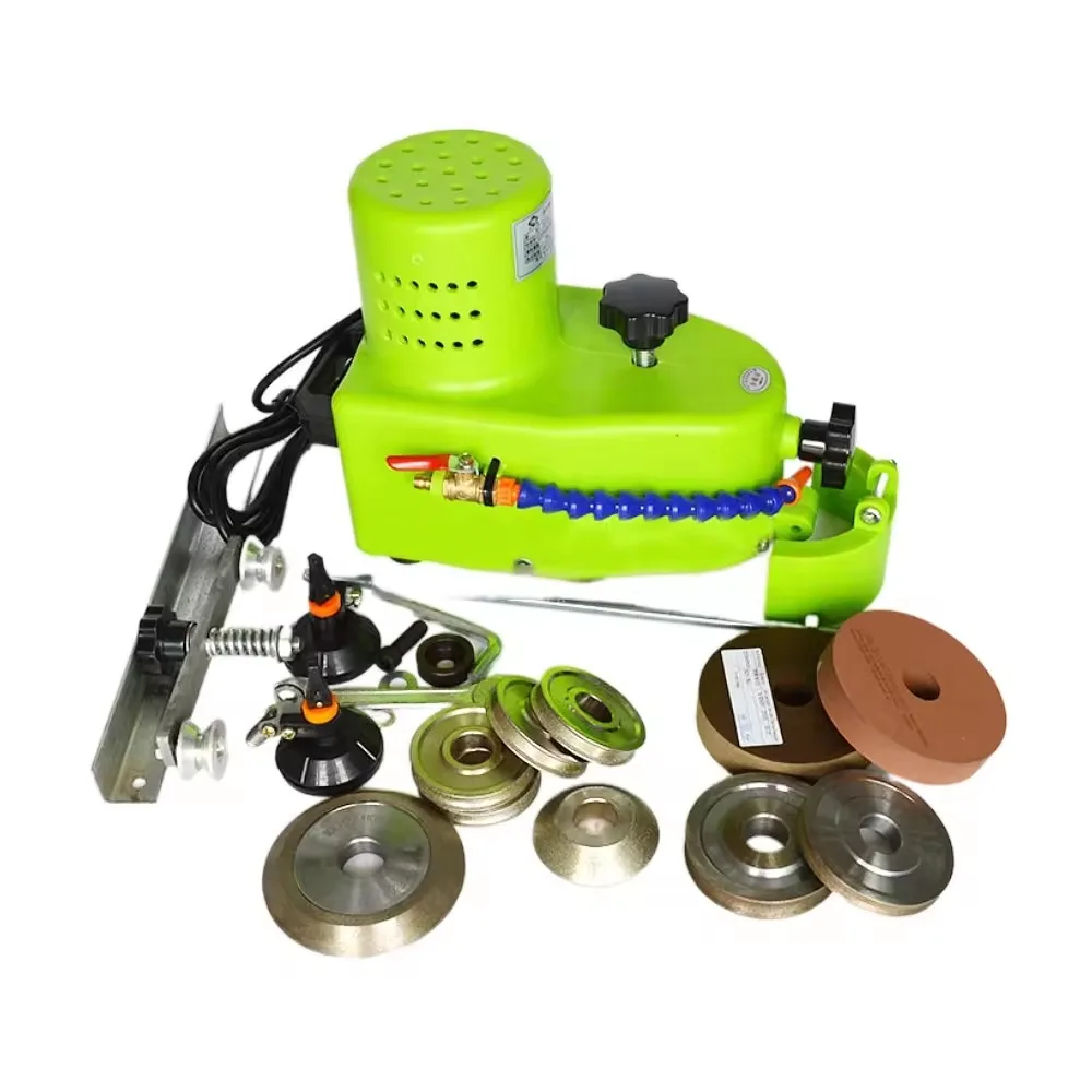 Factory Price Glass Grinding Polisher/Small Manual Portable Glass Edging Polisher with OG PE FA FE BD Wheel