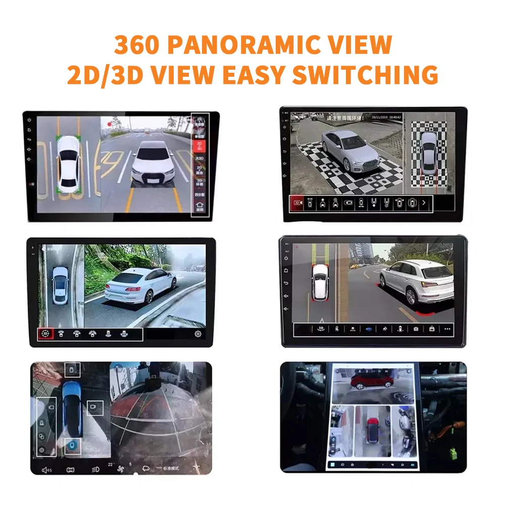 2+32G Android Screen 360 Camera Ips Touchscreen Carplay Dsp Multimedia Car Radio 9/10 Inch Android Car Stereo With 360 Camera