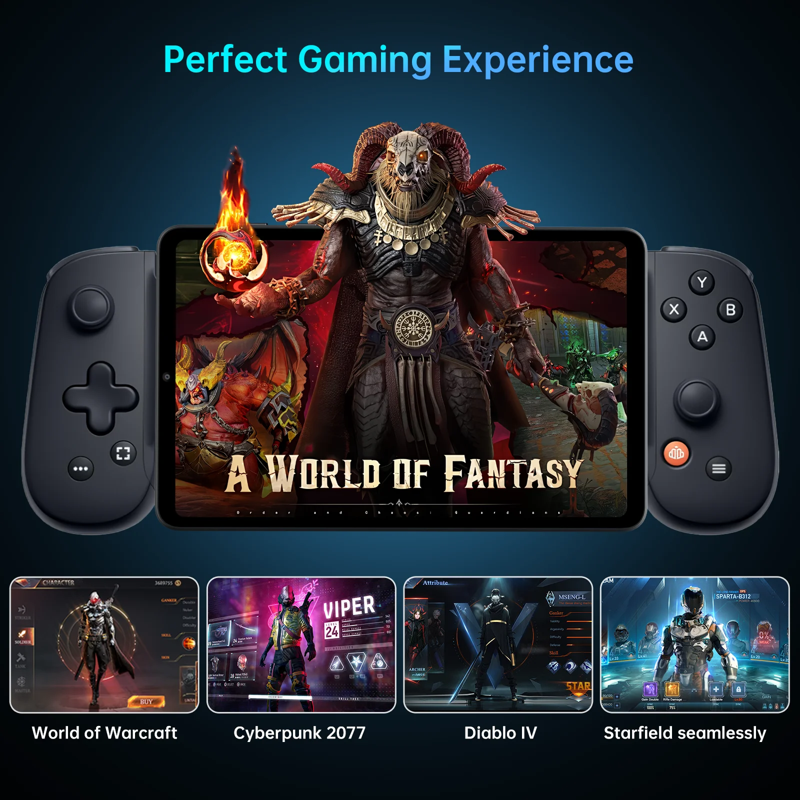 แท็บเล็ตเกมมิ่ง HEADWOLF FPad5 ระบบปฏิบัติการ Android 14 หน้าจอ 8.4 นิ้ว แรมสูงสุด 16GB ความจุ 128GB UFS2.1 ชิปประมวลผล Octa-core MTK G99 แบตเตอรี่ 5500 mAh รองรับ WideVine L1
