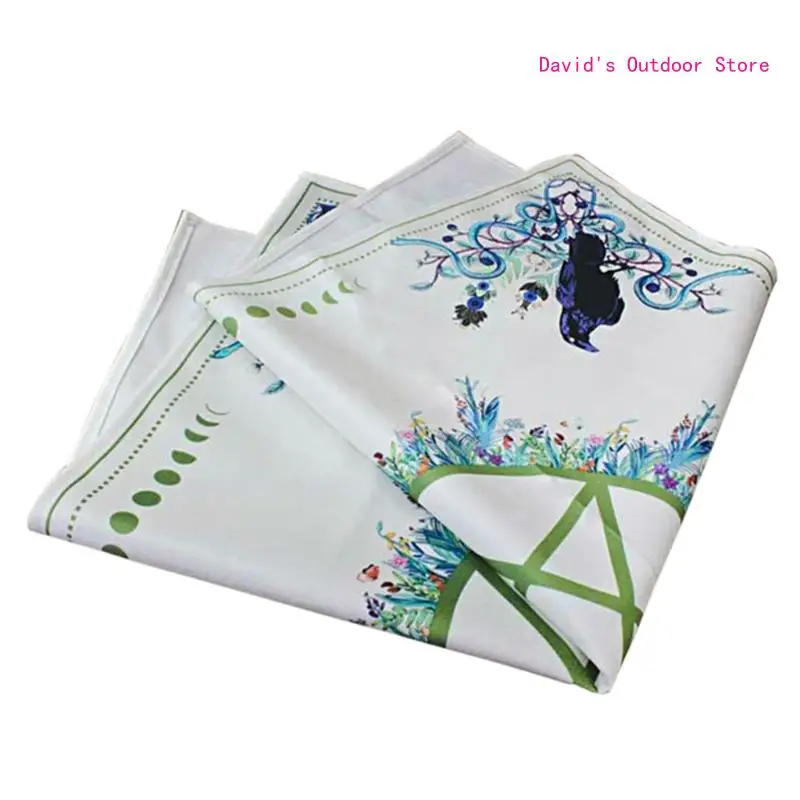 Immerse Yourself in the Mystical with this Plush Dutch Tarot Tablecloth X3UA