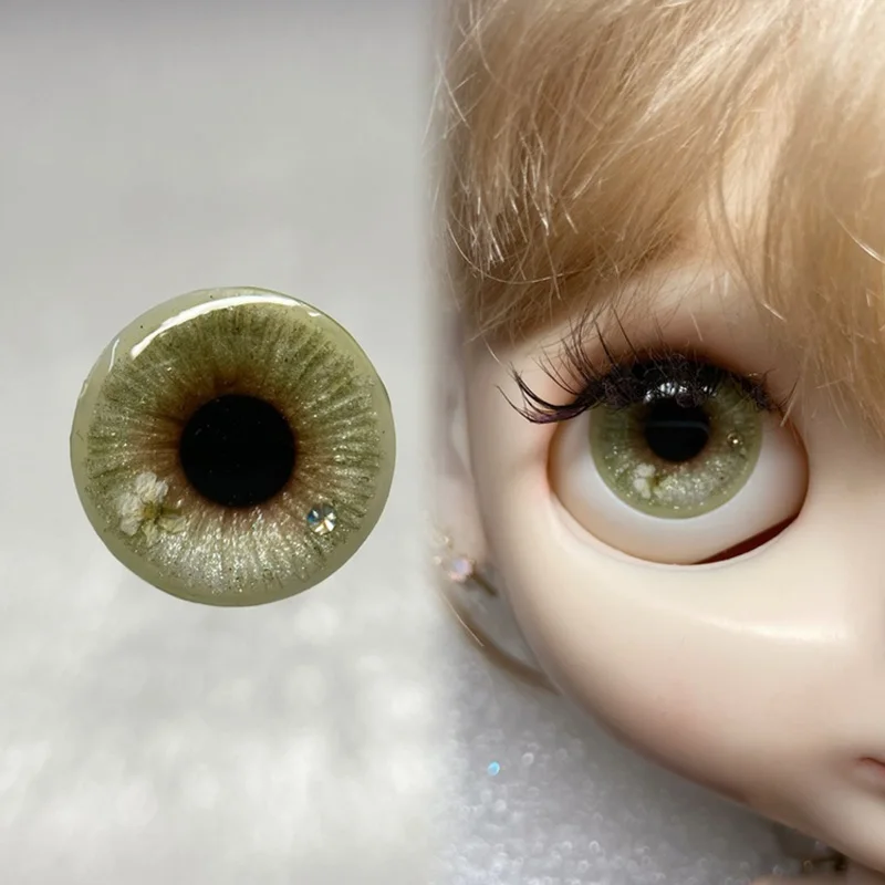 Eyes For Toys BJD Blyth Doll Accessories Sparkling Drop Glue Cute Eye Piece Eyes For Dolls Crafts For BJD Dolls Pieces