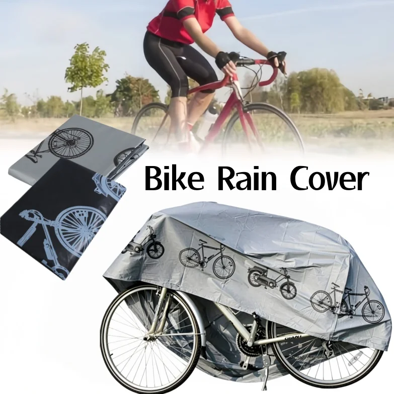 Printed Bicycle  Cover Waterproof Dustproof Scratch Resistant Sun Shade UV Protector For Mountain E‑Bike Outdoor Storage Guard