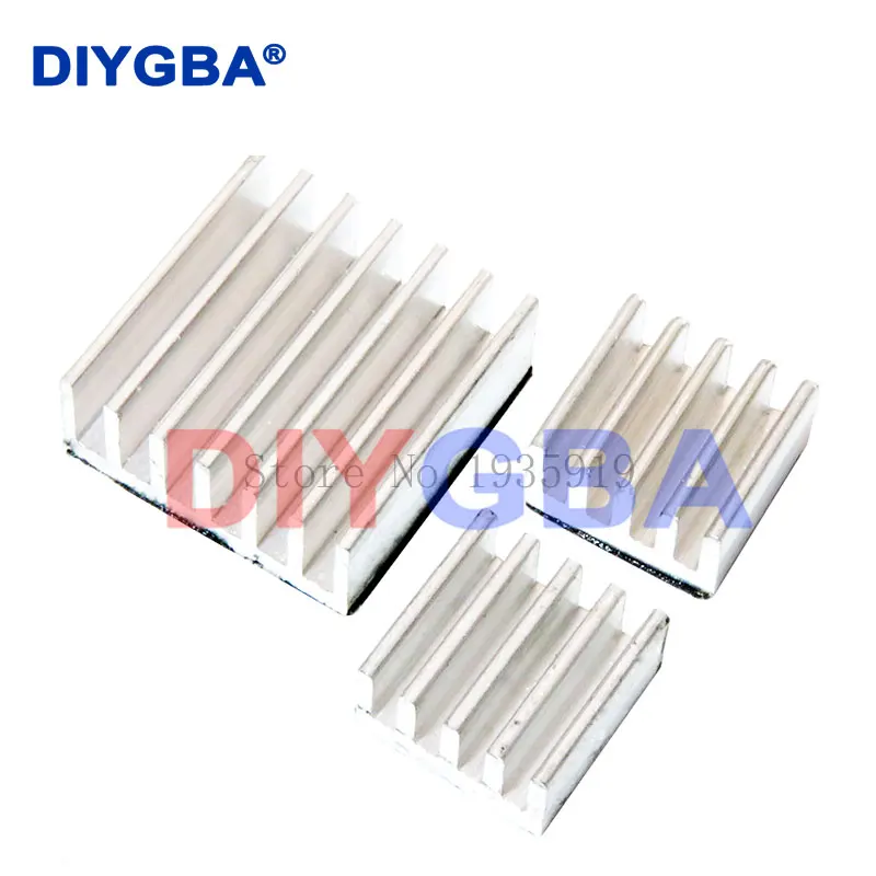 30pcs/lot 10set Adhesive Raspberry Pi 3 Heatsink Cooler Pure Aluminum Heat Sink Set Kit Radiator for Cooling Raspberry Pi 2 B