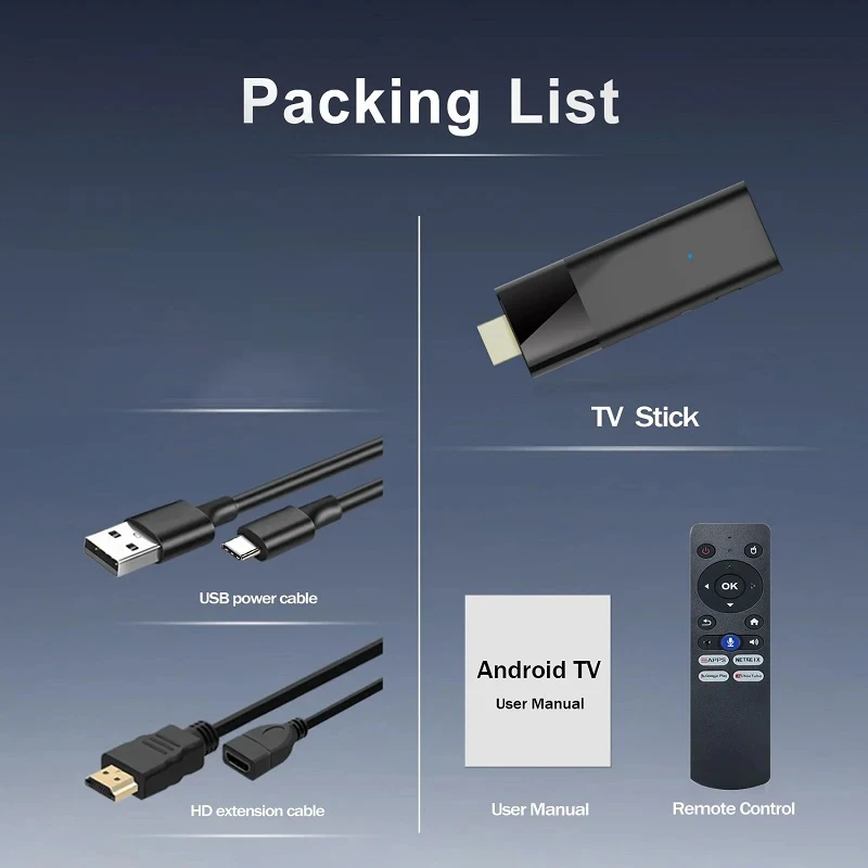 Android14.0 Smart TV Stick Allwinner H313 2.4G&5G Wifi Media Player Set Top Box 64GB 32GB Quad Core Google Assistant BT5 TV Box