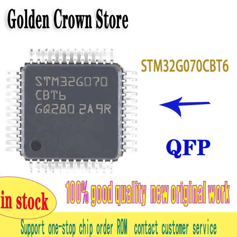STM32G070CBT6  5PCS/lot   STM32G030C8T6     STM32 STM32G STM32G070  STM32G030 G030C8T6 G030C8