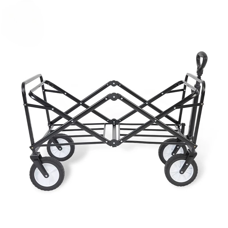 Outdoor camper picnic foldable high load-bearing camper large capacity gathering small pull cart