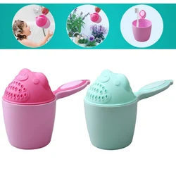 Cute Cartoon Baby Bath Cups Child Washing Hair Cup Baby Shower Spoons Multifunctional household Bath Tool Children's Bath Bucket