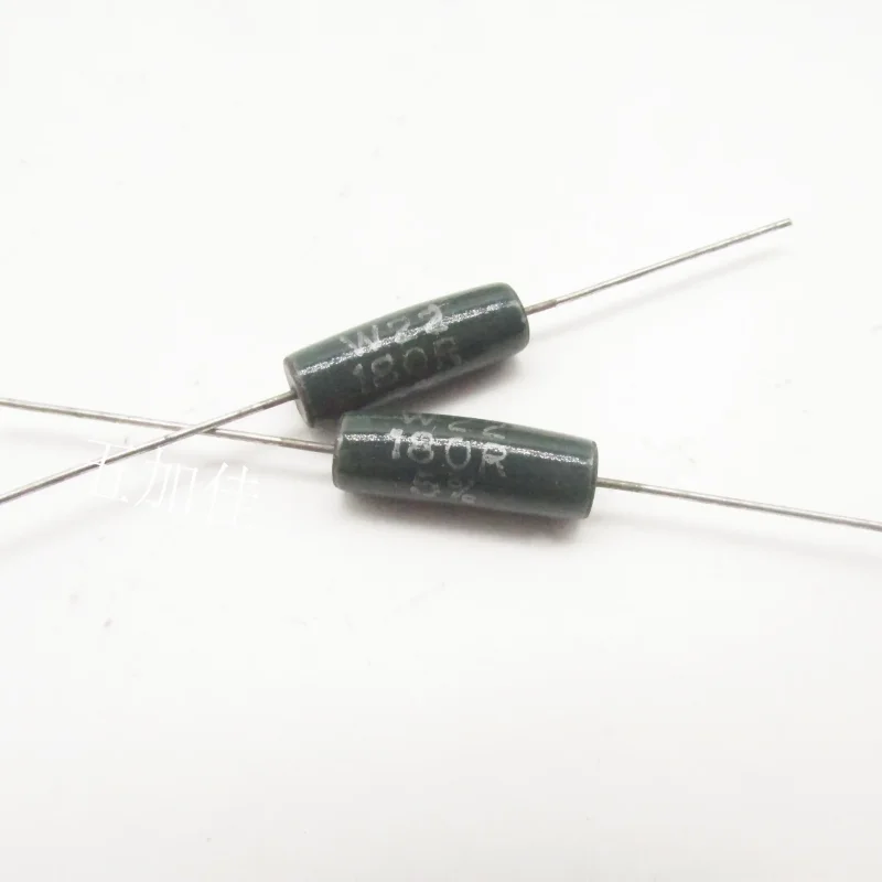 5-30pcs imported W22 7W 180R 5% W22-180RJI 7x21mm enamel wire wound resistor