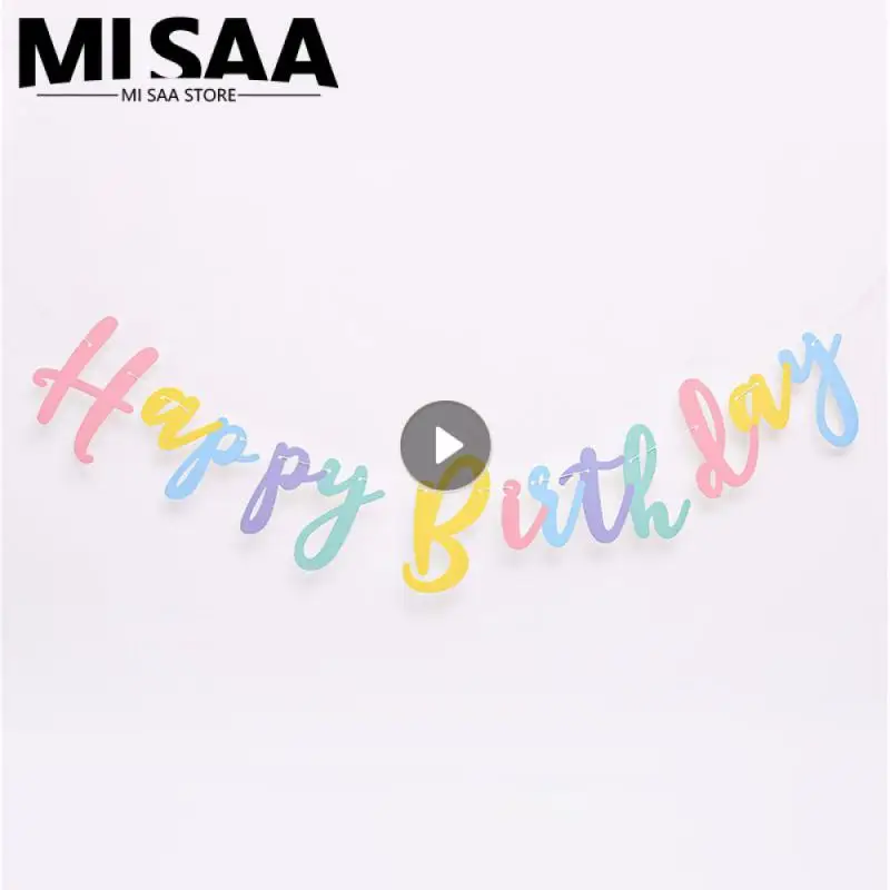 Fashionable And Exquisite Birthday Decorations Birthday Banner Letter Birthday Decor For Party Birthday Banner