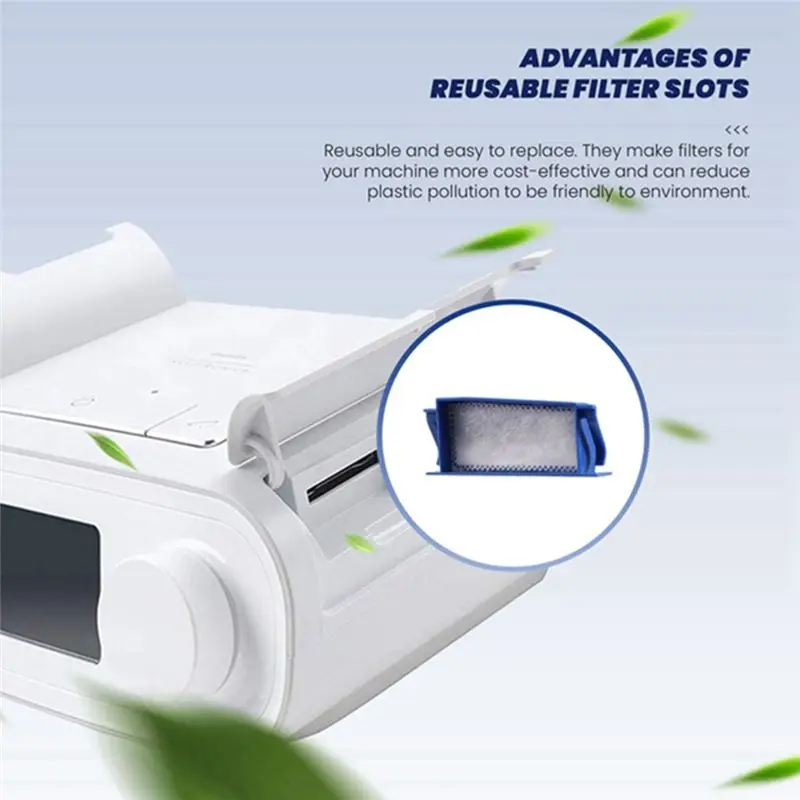 LITE-Replacement CPAP Filters For Respironics Dreamstation 30 Reusable Filter Slot + 30 Disposable Ultra-Fine Filters