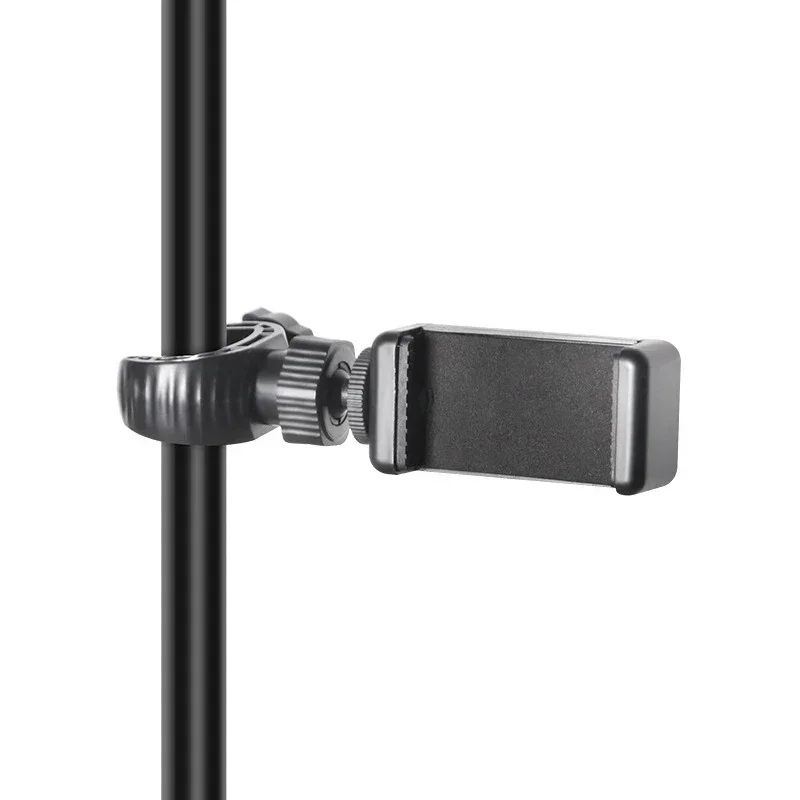 Multifunktionaler Adapterclip-Telefonhalter 360° ° Rotationsverstellbare Klemme, Spiralklemmung für alle 5–6 Zoll große Smartphones-Live-Montages – Detail 3