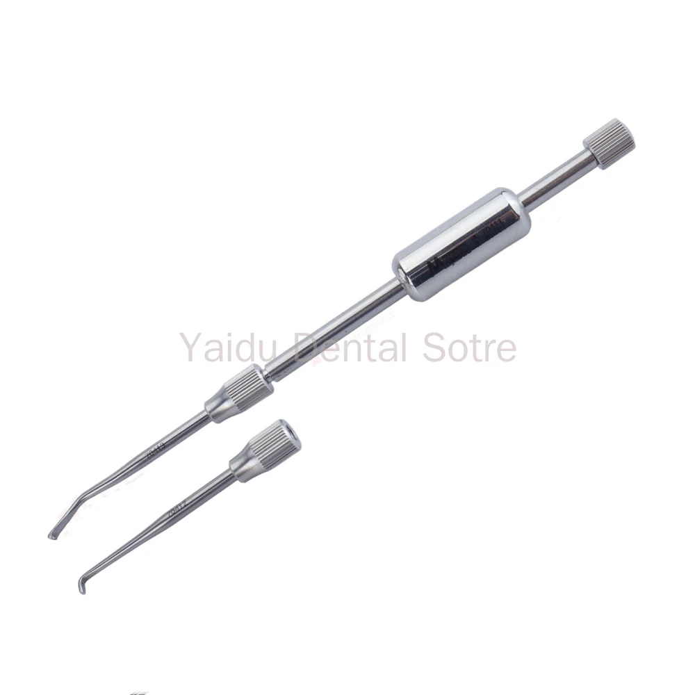 1PC Dental Manual Crown Remover Automatic Double Head Porcelain Metal Bridge Crown Removal Tool Oral Instrument Materials