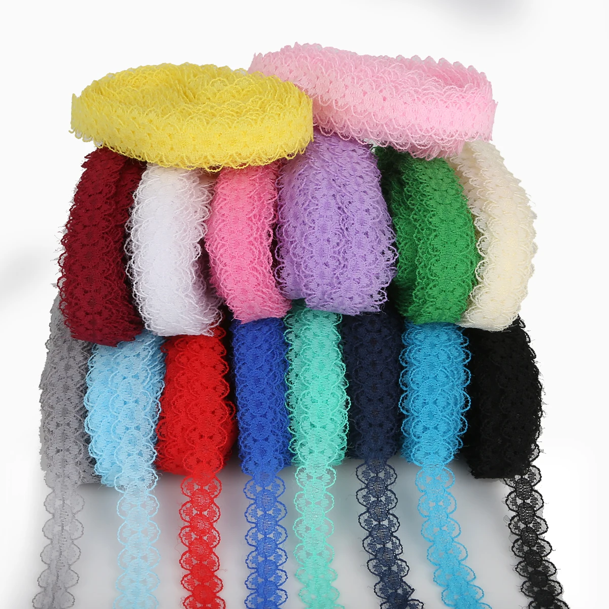 5yards  Lace Trim Ribbon 15mm width DIY Sewing Craft Material Wedding Party Birthday Christmas Decorations