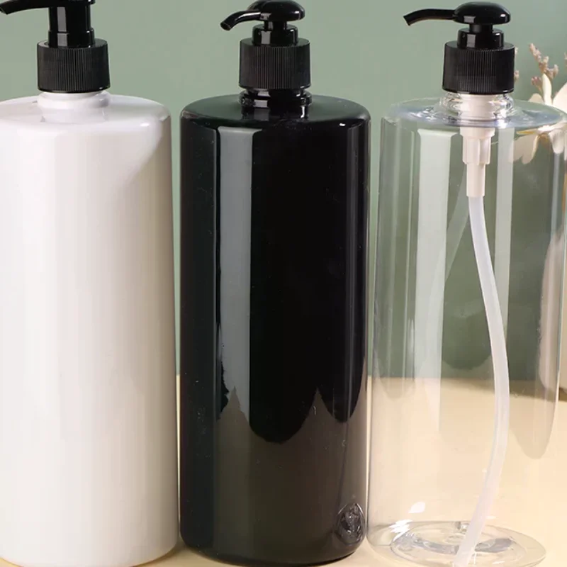 1 Stuks 1000 Ml Zeepdispenser Voor Badkamer Grote Capaciteit Shampoo Douchegel Flessen Hervulbare Lotion Vloeibare Opslag container   ﻿