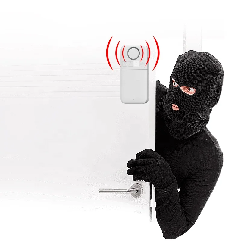 

2023 New Anit Theft Burglar Alarm 130DB Wireless Sensor Door Window Alarm for House