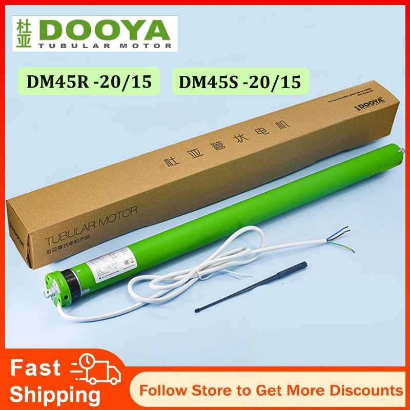 

Dooya Smart Rolling Tubular Motor DM45R 20/15/DM45S 20/15,220/230V,Rf433mhz 3 Wire Motor,4 Wire Motor,for Rolling Blinds