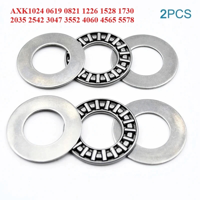 

2pcs thrust bearing AXK1024 0619 0821 1226 1528 1730 2035 2542 3047 AXK4060 4565 2AS roller bearings for rc cars Room decoration