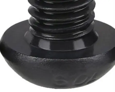 m5 screw 100pcs M5x10 mm M5 screw yuan cup Half round pan head black m5 bolt carbon Steel Hex Socket Head Cap