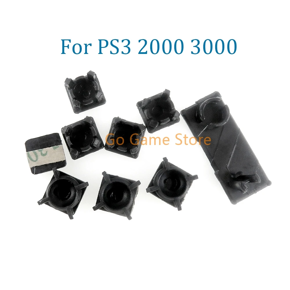 

60sets For PS3 Slim 2000 3000 Console Full Set Dust Plug Screw Plastic Feet Cover for PlayStation 3 4000