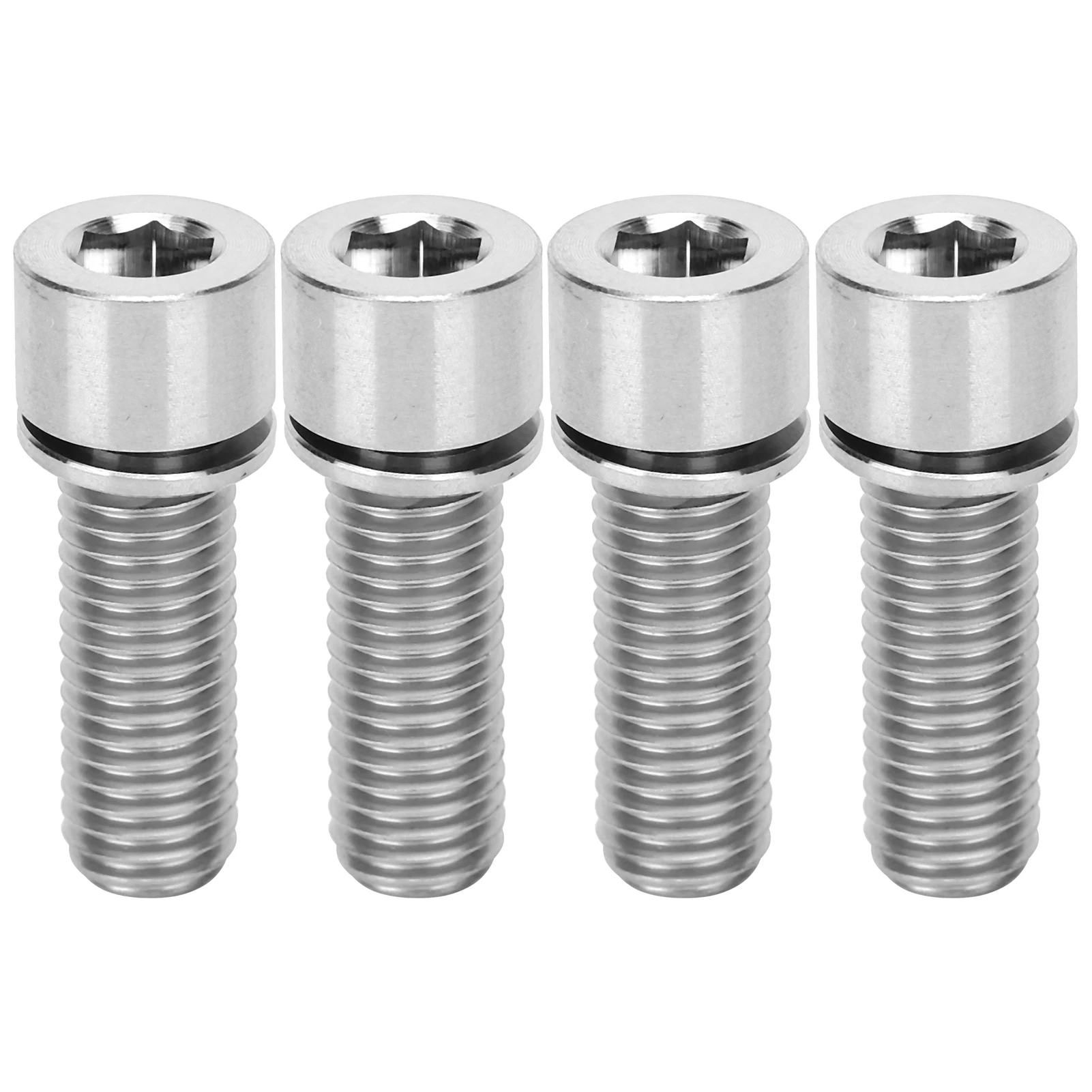 4 Stücke M7x20mm Fahrradlenker Vorbau Schrauben Schraube Leichte Titanlegierung Fahrrad Vorbau Innensechskantschrauben Zubehör