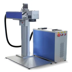 30w 50w 3D Racuys JPT dynamic curved fiber laser marking machine for metal deep engraving