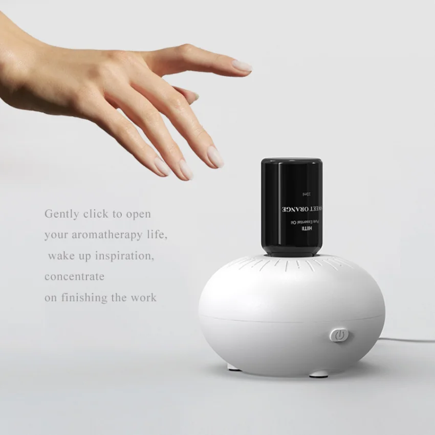 Type-C USB Scent Fragrance Machine Rechargeable Waterless Pure Eseential Oil Aroma Diffuser Air Frensher for Small Area