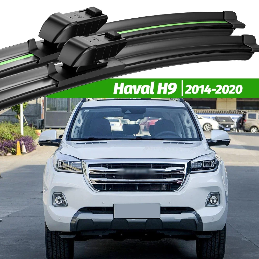 

For Great Wall Haval H9 2014-2020 2pcs Front Windshield Wiper Blades 2015 2016 2017 2018 2019 Windscreen Window Accessories