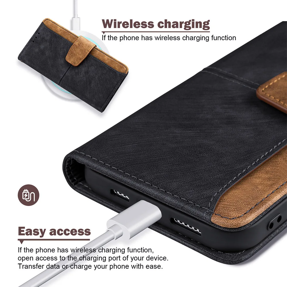 Brieftasche Fall Für Xiaomi Mi 15 14 Ultra 13 12 11 Pro 12s 12t 13t Pro Magnetische Flip Telefon Abdeckung 11 11I 10 10T Magnetische Leder Coque – Detail 12