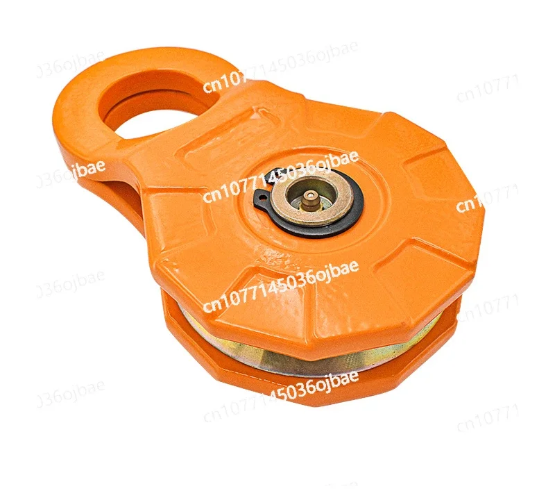 Winch Pulley Trailer Rescue Parts Forged Movable Pulley Lifting Winch Pulley