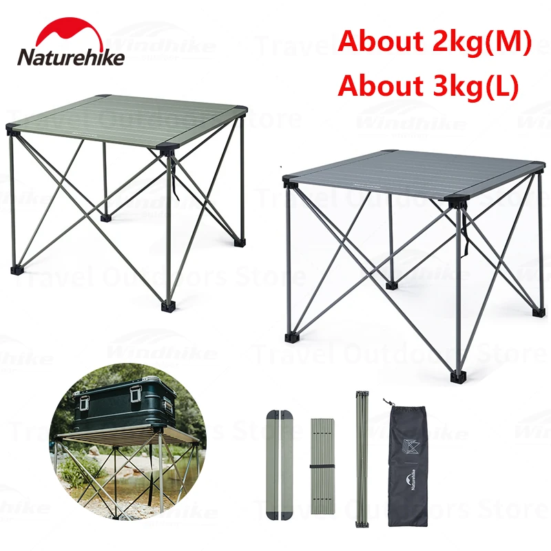 

Naturehike Camping Aluminum Alloy Table Ultralight Portable Folding Barbecue Outdoor Travel Picnic Tourist Beach Camp Table