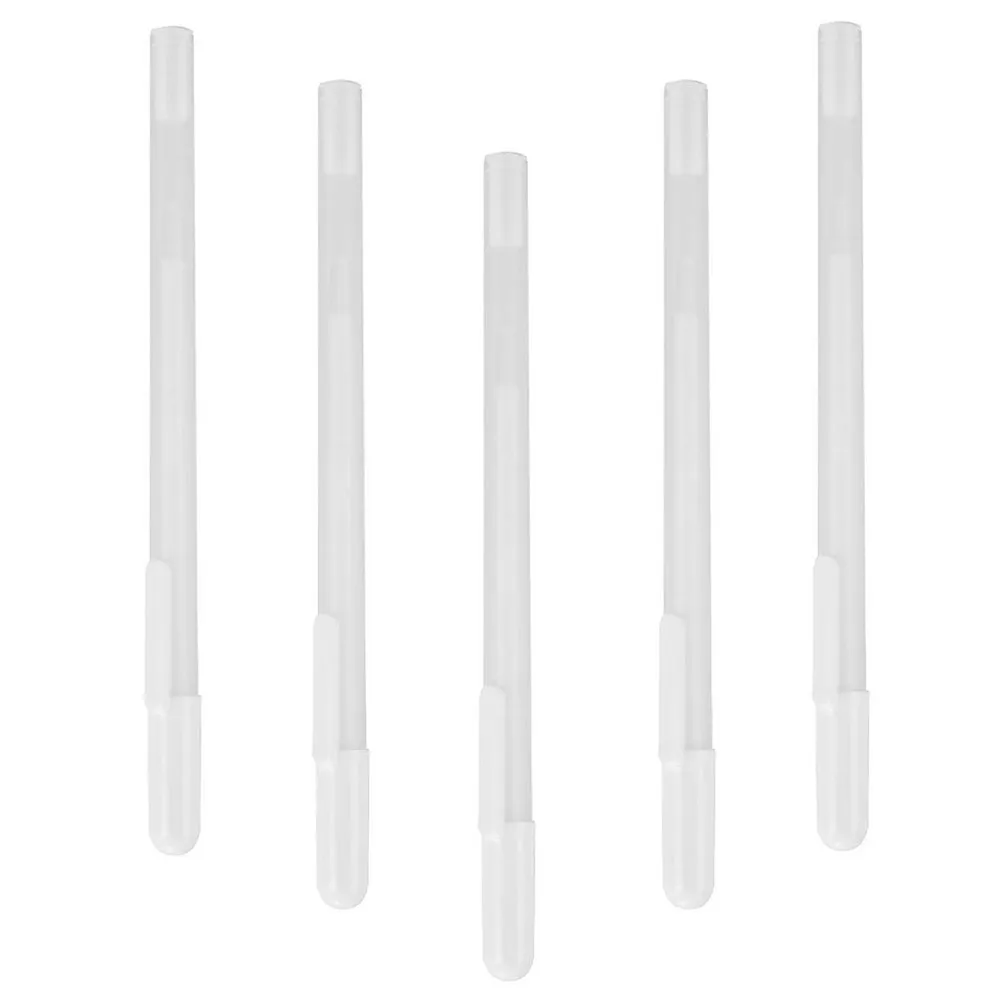 

5Pcs White Highlight Gel Pens 0.8mm Fine Point Waterproof Fast Drying Smooth Writing Pens for Colored Black Drawing Paper Cards