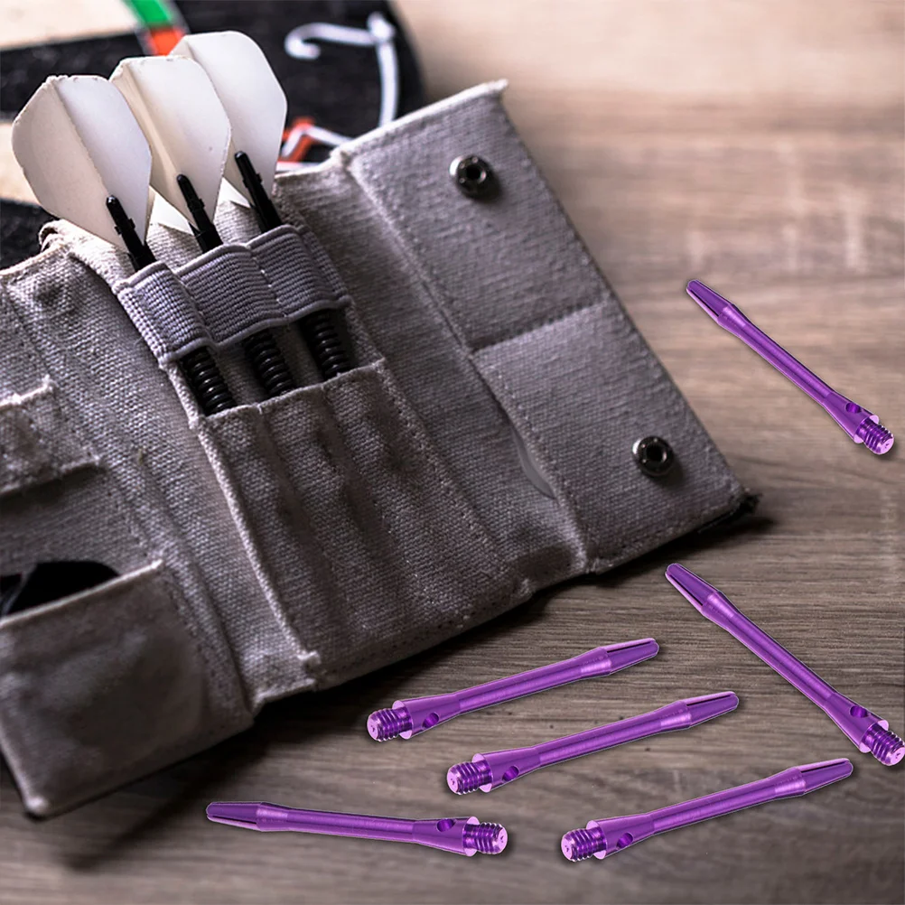 Arbres de fléchettes de remplacement, 12 pièces, tiges filetées en alliage d'aluminium pour pointe en acier, léger, résistant à l'usure, jeu Portable robuste