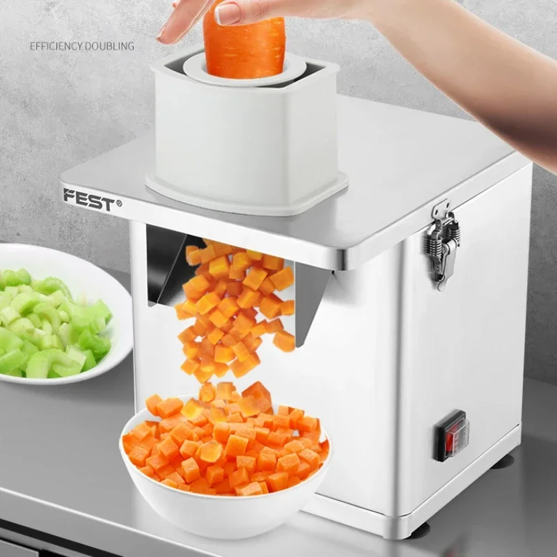 Dicing Machine Commercial Multi-functional Small Automatic Vegetable Potato Shredded Radish Slicer Vegetable Cutter