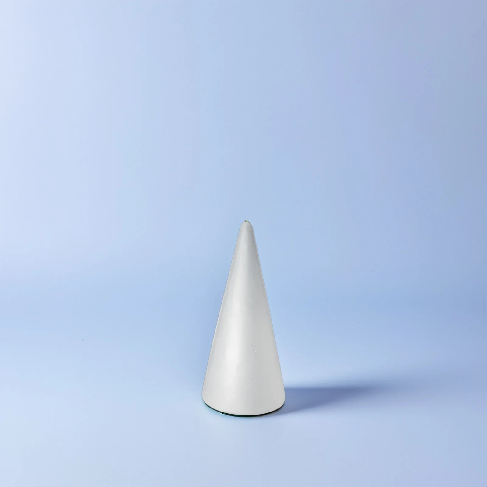 

12pcs Foam Cones Diy Craft Accessories Christmas Decoration Art Projects White Solid 12X5.5Cm Educational Creative For