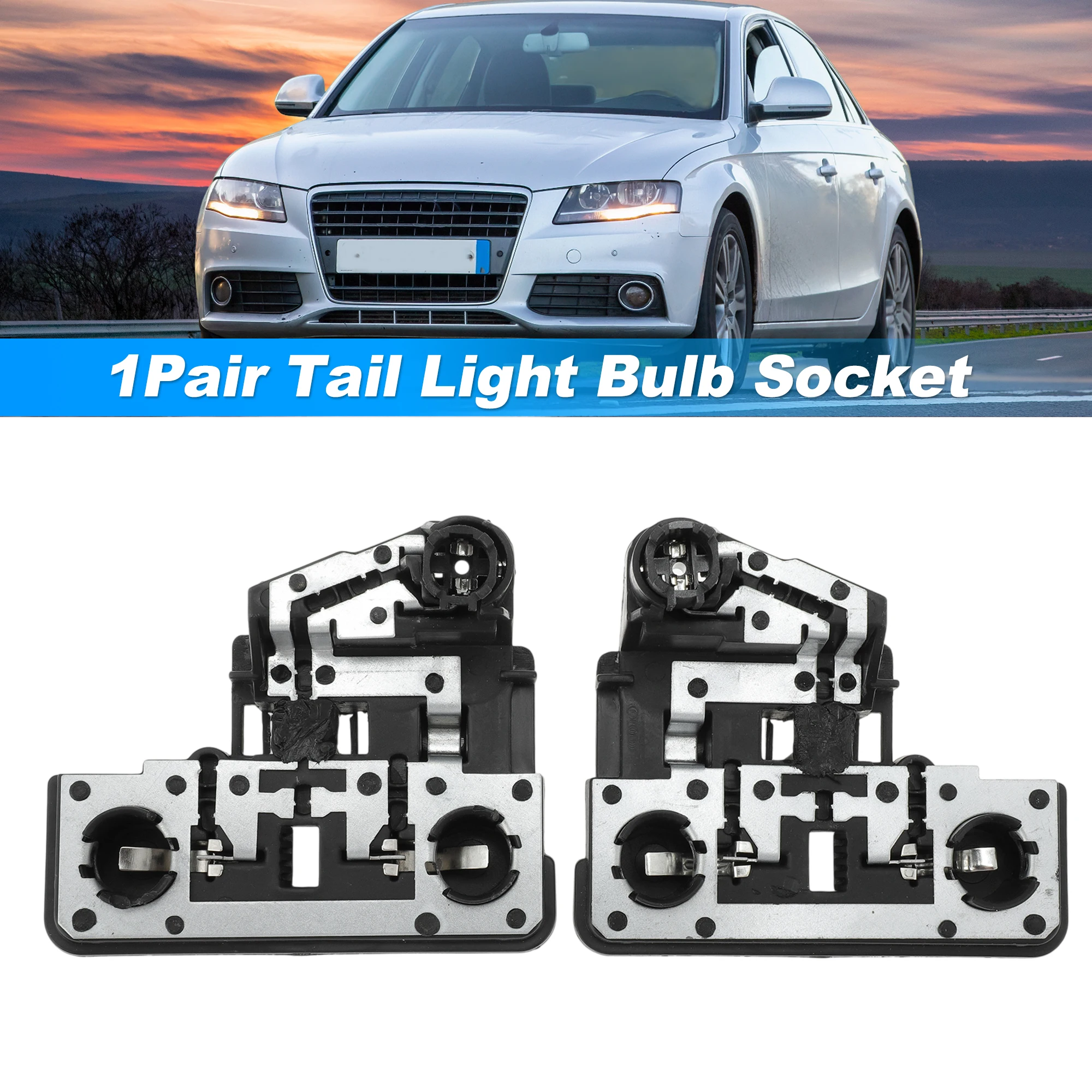 

UXCELL 1 пара держателей лампочек заднего фонаря для Audi A4 B8 седан 2008-2012 No 8K5945257B
