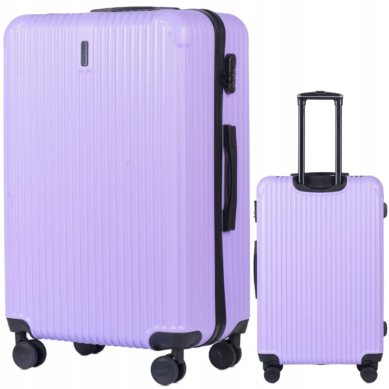 WINGS LARGE TRAVELING Suitcase for Airplane HARD Luggage by SNOW REabs +