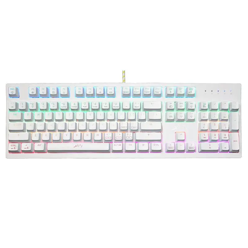 

Xtrfy K2 K4 RGB mechanical keyboard E-sports Swedish team NiP US/ISO equipped white limited edition keyboard