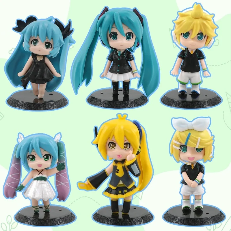 Nueva Serie Hatsune Miku Q Edition, Primera Generación, Serie Hecha a Mano, Regalo de Cumpleaños para Otakus, Colección