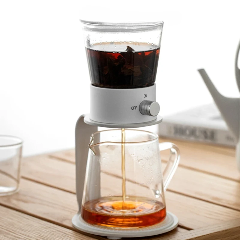 Convenient Household Coffee Pot, Bubble Type Coffee Drip Filter Pot, Glass Tea Water Seperator